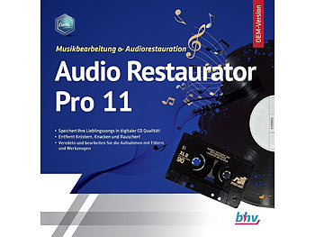 auvisio Autarker Audio-Digitalisierer mit Software Audio Restaurator Pro 11