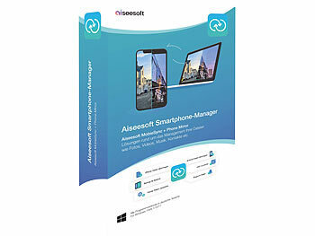 Android-Geräte Sichern Übertragen spiegeln Windows-Versionen Wiederherstellungen:  Aiseesoft Smartphone-Manager-Paket für Android & iOS