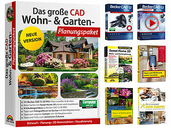 CAD Programm: MUT Das große CAD Wohn- und Garten-Planungspaket 2023 inkl. E-Books