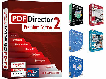 PDF Editor: MUT PDF Director 2 Premium mit Sync-Manager & digitaler Dateiverwaltung