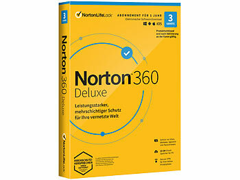 Internet Security: Norton 360 Deluxe 3-User (1-Jahreslizenz)