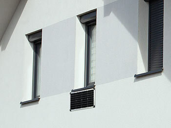 Fensterbank Solaranlage mit Speicher