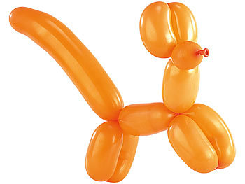 Playtastic Modellierballons im Mega-Fantasiepack: 100 Stück & Ballon-Pumpe
