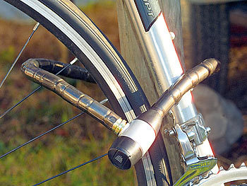 PEARL Stahl-Fahrradschloss mit spezial-gehärteten 15mm-Stahlhülsen, 80 cm