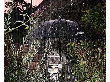 Somikon Regen- und Sonnenschirm für Digitalkameras