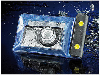 Somikon Unterwasser-Kameratasche L mit Objektivführung Ø 38 mm