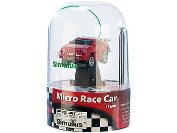 Simulus Funkferngesteuerter Micro Racing-Car 27/40 MHz, Action 2er-Set