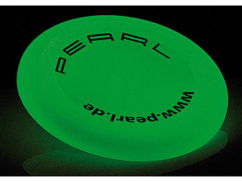 PEARL Nachleuchtende Frisbee "Glow-in-the-dark"