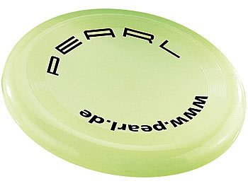 PEARL Nachleuchtende Frisbee "Glow-in-the-dark"