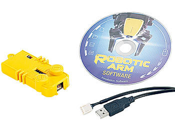 USB-Roboterarm: Playtastic USB-Schnittstelle für Roboter-Arm NC-1424