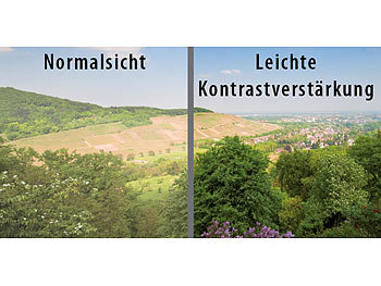 infactory Schärfer-Sehen-Set mit 2 Überziehbrillen "Day Vision" & "Night Vision"
