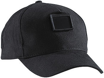 infactory Baseball-Cap mit beschriftbarer "Glow-in-the-dark-Fläche"