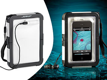 iPhone Case: Somikon Outdoor-Schutzgehäuse für iPhone - wasserdicht bis 10 Meter!