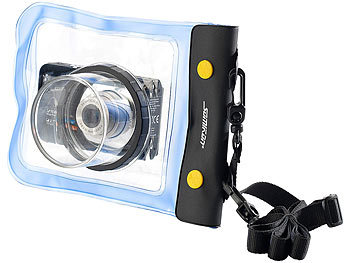 Somikon Unterwasser-Kameratasche XL mit Objektivführung Ø 55 mm