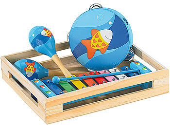 Xylophon Kinder: Playtastic Fröhliches Instrumente-Set für kleine Musikanten
