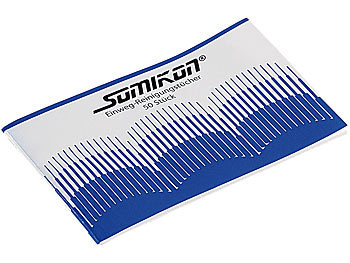 Somikon Einweg-Reinigungstücher für Objektive, 50 Stück