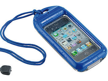 Somikon Wasserdichte Hardcase-Schutztasche für iPhone 3G/3Gs/4/4s