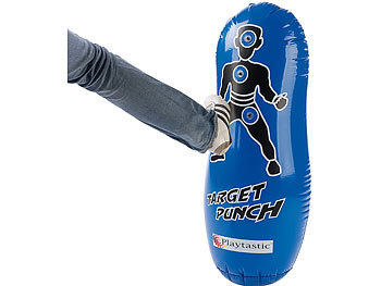 Playtastic Aufblasbarer Anti-Frust-Punching-Ball 100cm mit Soundeffekt