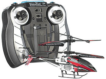 Simulus 3,5-Kanal LED-Hubschrauber "GH-135" mit Gyro, 2er-Set