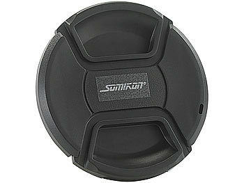 Somikon Objektiv-Deckel mit Innengriff für bequemes Abnehmen, 52 mm