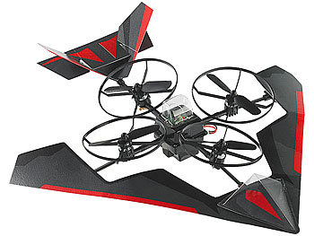 Ferngesteuerte Drohne: Simulus 4-Kanal-Quadrocopter GH-4X, Drohne mit 2,4 GHz-Fernsteuerung