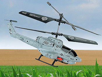 Simulus 3,5-Kanal-Kampf-Hubschrauber "GH-35.fight" & 6 Raketen