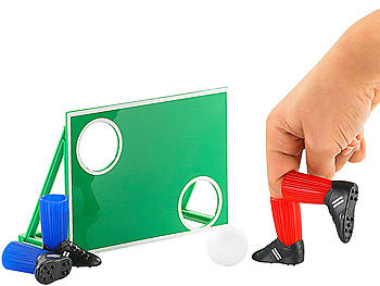 Playtastic 9-teiliges Finger-Fußball-Set mit Torwand