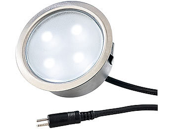 Lunartec LED-Einbauleuchten 6er-Set "Big Easy" IP44 / 230V
