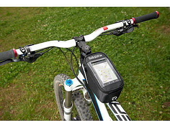 PEARL Universelle Fahrradtasche für Smartphones bis 5,2"