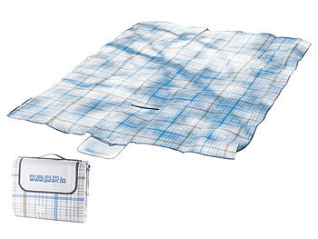 Iso Picknickdecke: PEARL Wasserdichte XXL-Picknick-Decke aus Fleece, 2,5 x 2 m
