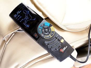 newgen medicals Luxus-Ganzkörper-Massagesessel mit Bluetooth und App, beige
