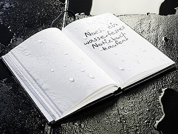 General Office Wasserfestes Notizbuch für Outdoor, Geocaching, 14,5x9cm, 160 Seiten