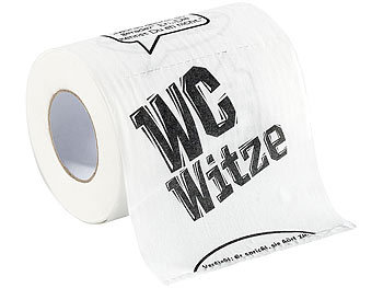 witzige Toilettenpapier-Rollen