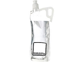 Faltbare Flasche: PEARL Faltbare Trinkflasche für Sport & Freizeit, 2 Liter