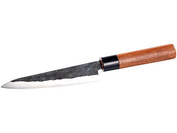 TokioKitchenWare 3-teiliges Messerset, handgefertigt, mit Echtholzgriff