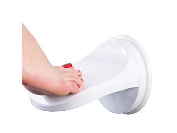 infactory Montagefreie Komfort-Fußstütze für die Dusche