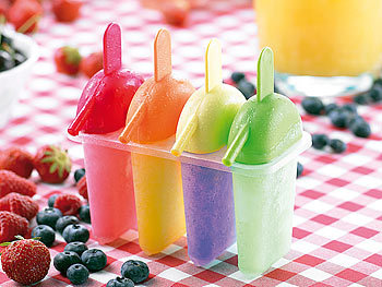 Maker für gefrorenes Yogurt- & Fruchteis Pop Eisbehälter Silikon Kindergeburtstag Geburtstag