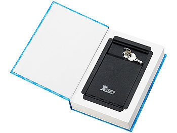 Tresorbuch: Xcase Buch-Safe, getarnt als Buch, ECHTES Papier, 22 x 15,5 cm
