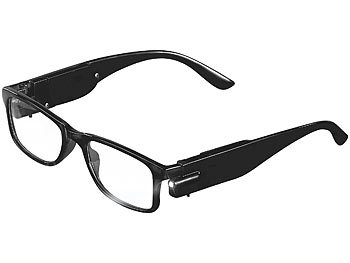 Brille mit Leseleuchte