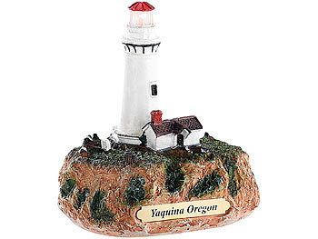 Leuchtturm Yaquina (Oregon, USA) in Lighthouses Holz-Präsentbox