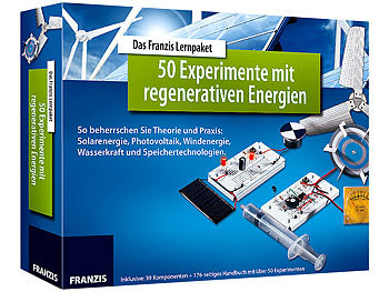 FRANZIS Das Franzis Lernpaket 50 Experimente mit regenerativen Energien