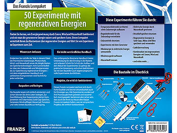 FRANZIS Das Franzis Lernpaket 50 Experimente mit regenerativen Energien