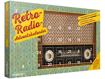 UKW Radio Bausatz: FRANZIS Adventskalender Retro-Radio