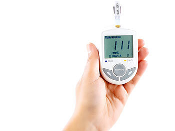 newgen medicals Gesundheitscheck-Set: Blutzucker, Cholesterin, Gewicht und Blutdruck