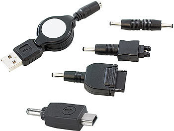 revolt Universal-Dynamo-Ladegerät für Handy & USB-Geräte