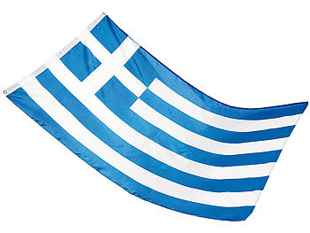 PEARL Länderflagge Griechenland 150 x 90 cm aus reißfestem Nylon