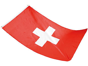 PEARL Länderfahne Schweiz 150 x 90 cm aus reißfestem Nylon