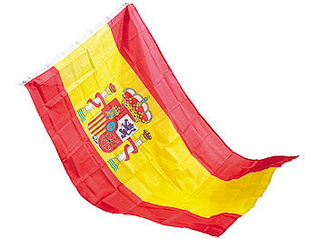 PEARL Länderflagge Spanien 150 x 90 cm aus reißfestem Nylon
