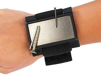 AGT Magnetischer Kleinteile-Halter mit elastischem Armband
