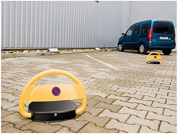 Lescars Automatische Solar-Parkplatzsperre mit Fernbedienung